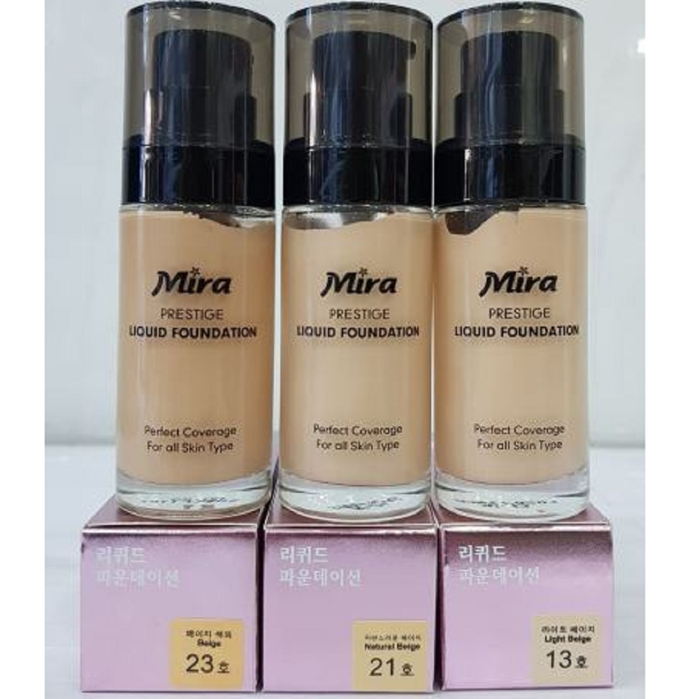 Kem nền chống nắng Mira Liquid Foundation 30ml