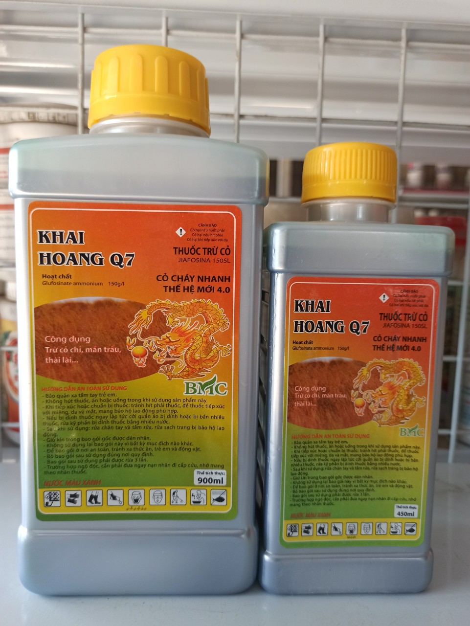Thuốc diệt cỏ KHAI HOANG Q7 - Chai 900ml