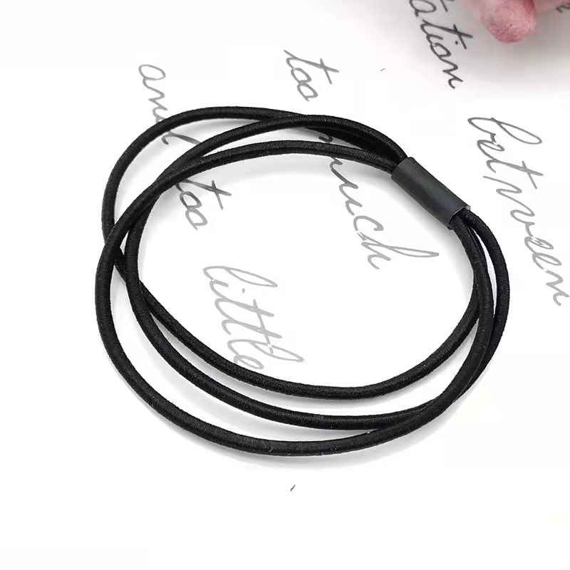 Dây buộc tóc chun 3 sợi co giãn siêu bề