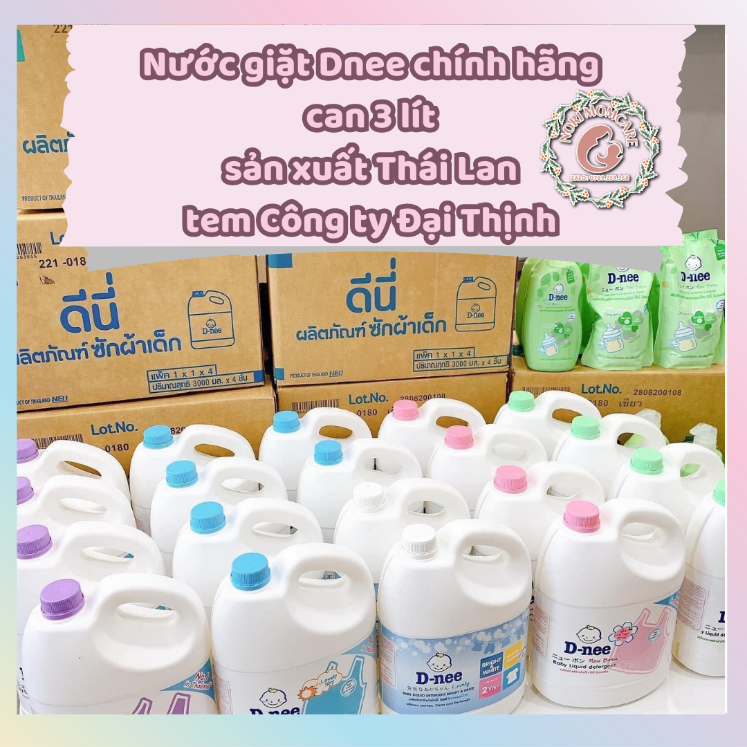 [CHÍNH HÃNG] Nước giặt Dnee 3000ML Thái Lan chuẩn hàng Công ty