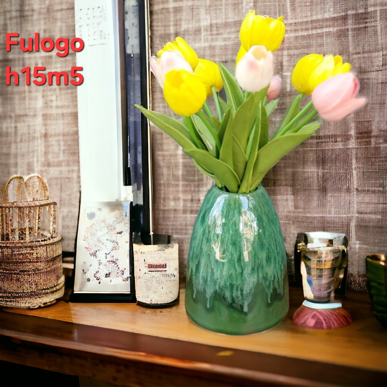 White ceramic printing vase 1-ceramic jar of fulogo