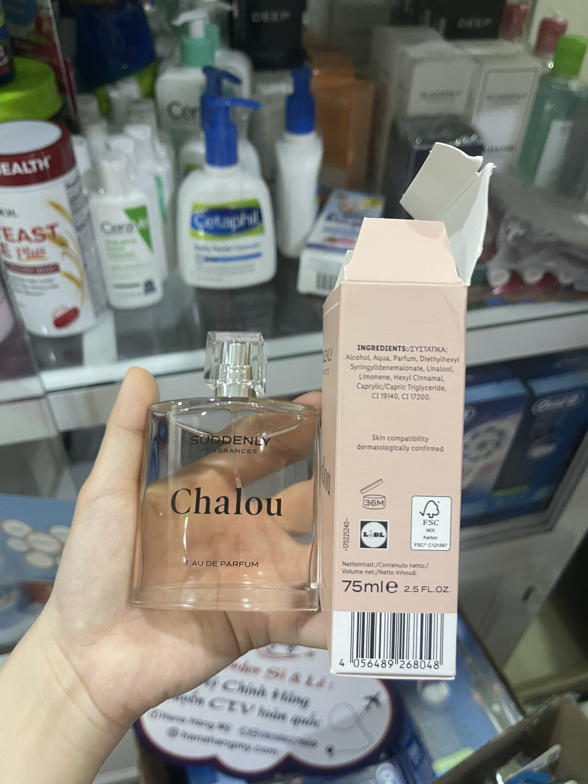 Nước hoa Suddenly Chalou, EDP 75ml, Pháp