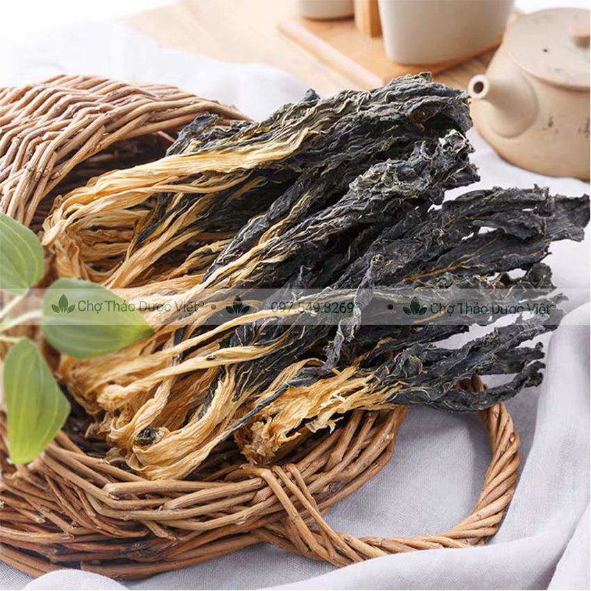 Cải bẹ trắng 100g, cải bẹ khô, thơm, nguyên liệu hầm canh dưỡng sinh, xào, muối dưa - Chợ Thảo Dược Việt