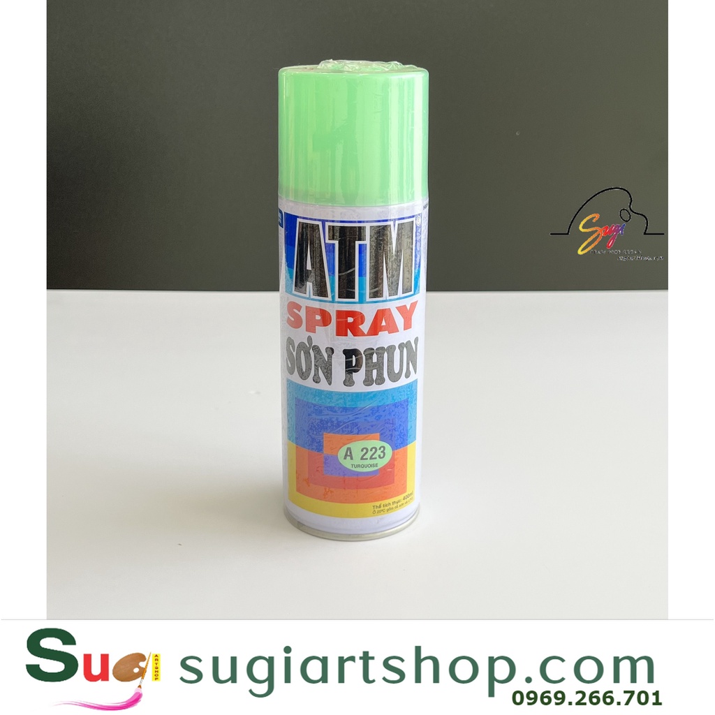 Sơn xịt ATM SPRAY 400ml các màu cơ bản - Sơn Xịt