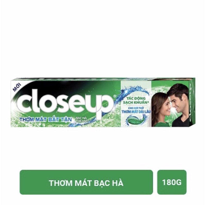Kem đánh răng Close up thơm mát bạc hà 180g
