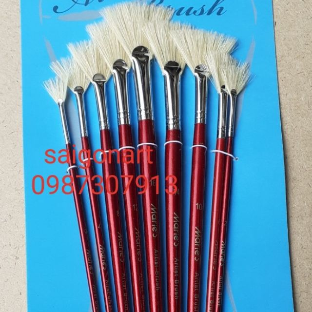 [HCM]CỌ VỜN CỌ QUẠT LÔNG LỢN 9 CỌ LẺ