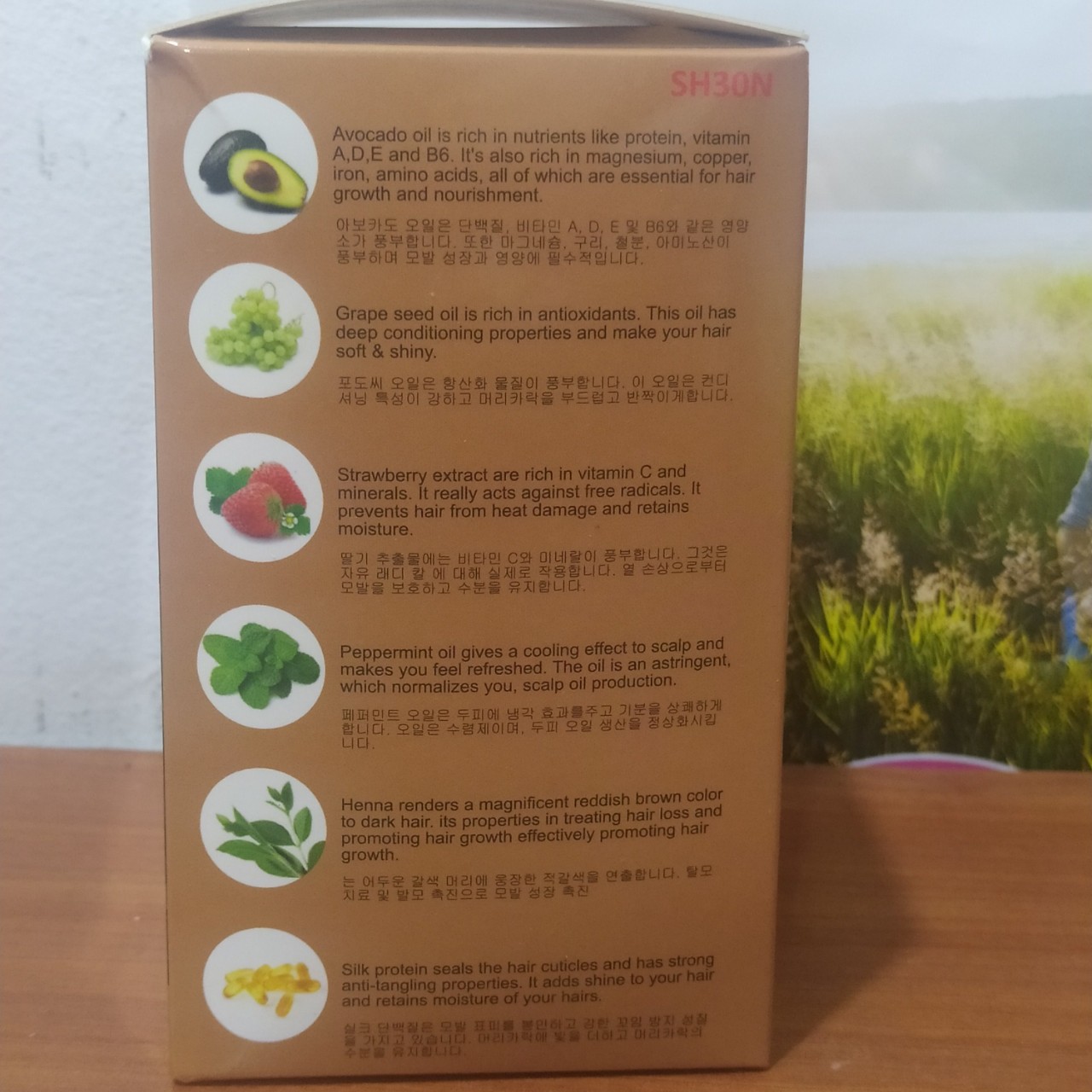 Dầu gội phủ bạc Shihi - nhuộm tóc NÂU