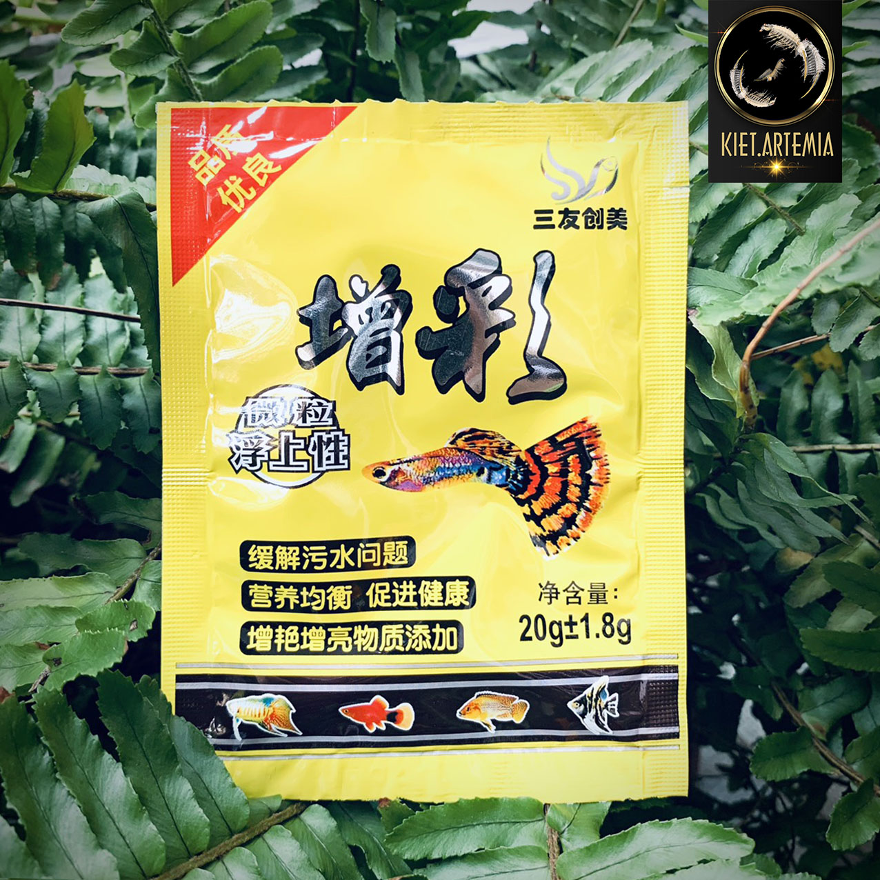 Thức ăn cho cá cảnh, thức ăn cho cá 7 màu, guppy