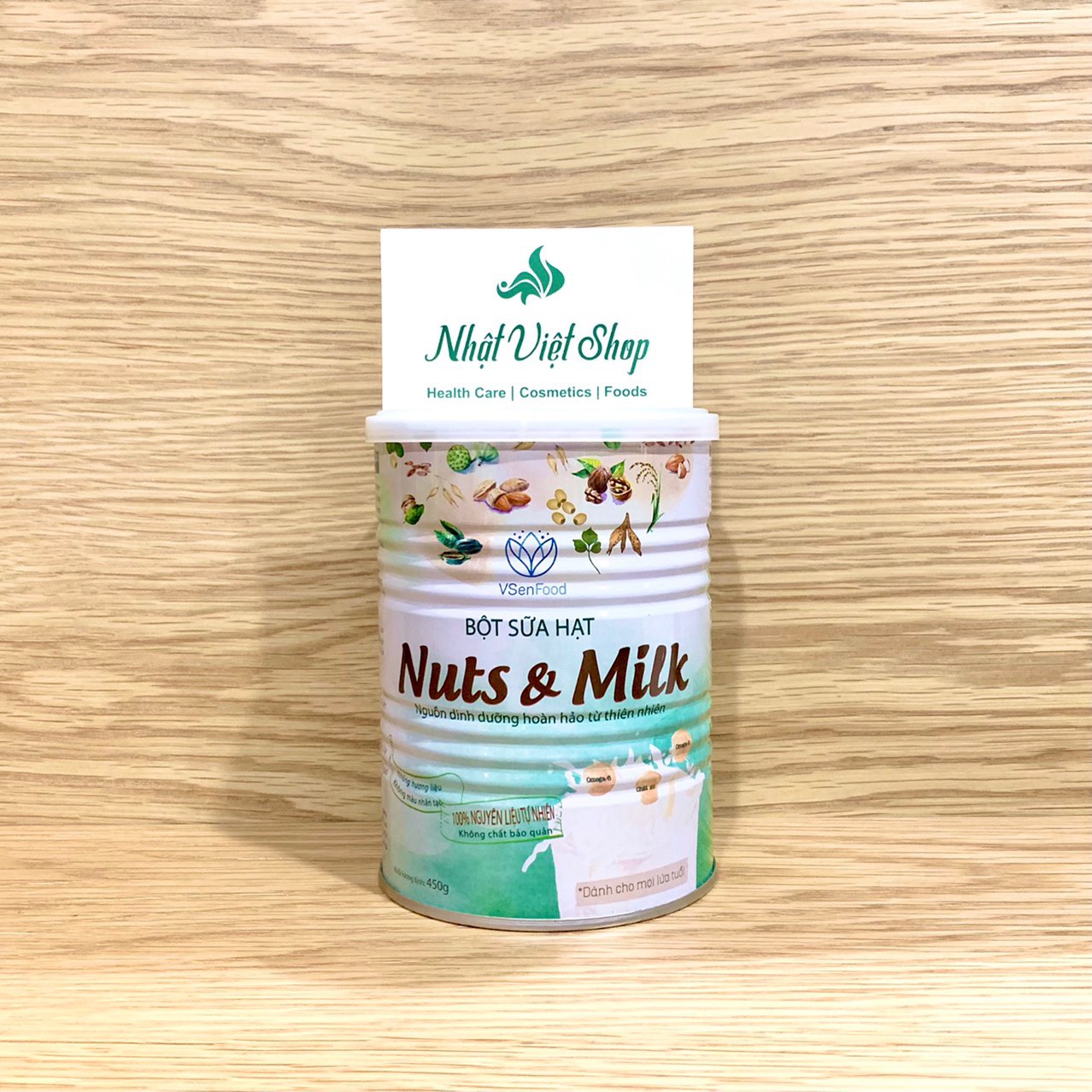 Bột sữa hạt VSenFood Nuts & Milk 450g