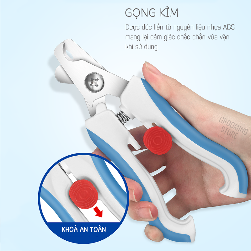 Kìm cắt móng chó mèo - Kìm cắt móng thú cưng - Tặng dũa móng (Size 15.5*6.5cm)