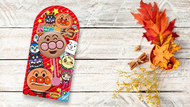 Kẹo mút socola Anpanman Fujiya Nhật Bản 12g