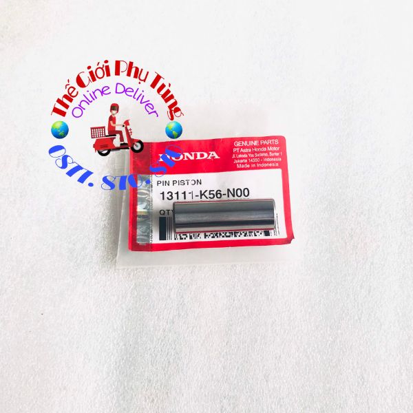 Ắc piston sonic - winner - gtr zin honda indonesia - 13111-k56-n00