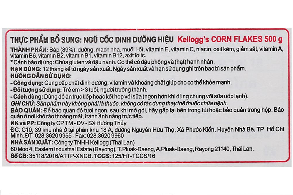 [HCM]ngũ cốc dinh dưỡng Kelloggs CornFlakes 500g