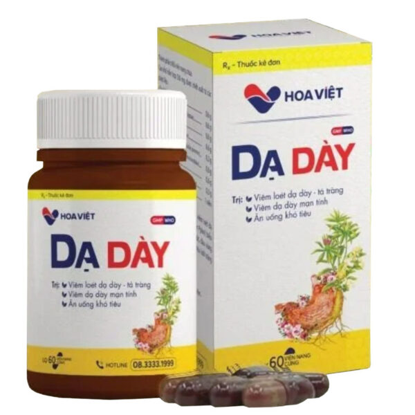 Dạ dày Hoa Việt, giảm các triệu chứng viêm dạ dày mạn tính, viêm loét dạ dày – tá tràng