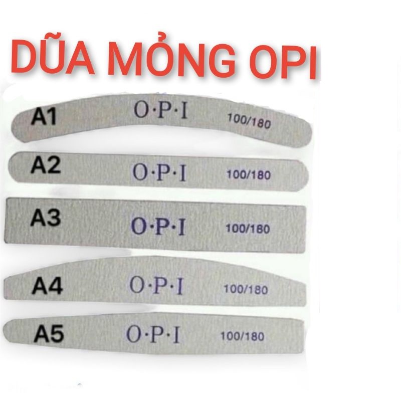 Dũa mỏng OPI dũa Móng tay mỏng - sinailmi