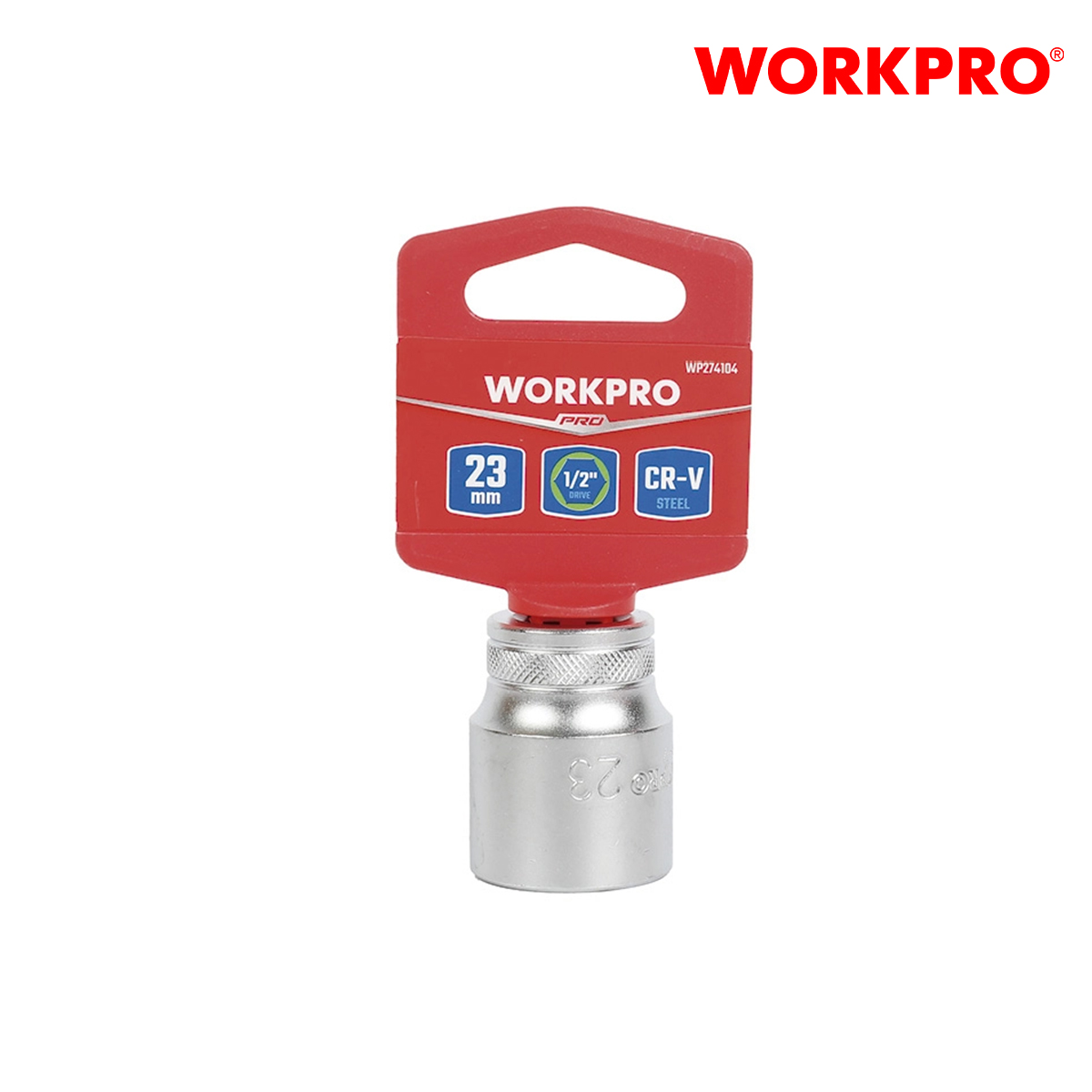 Đầu tuýp có đầu vuông 1/2 inch và đầu lục giác 6 cạnh size 32mm Workpro - WP274112 - chính hãng - xsafe