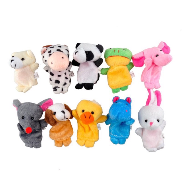 [HCM]Animals finger - Bộ rối ngón tay con vật