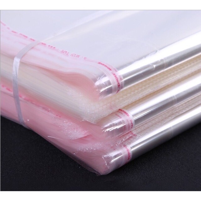 [HCM]1Kg Túi Bóng Kiếng Opp Dán Miệng