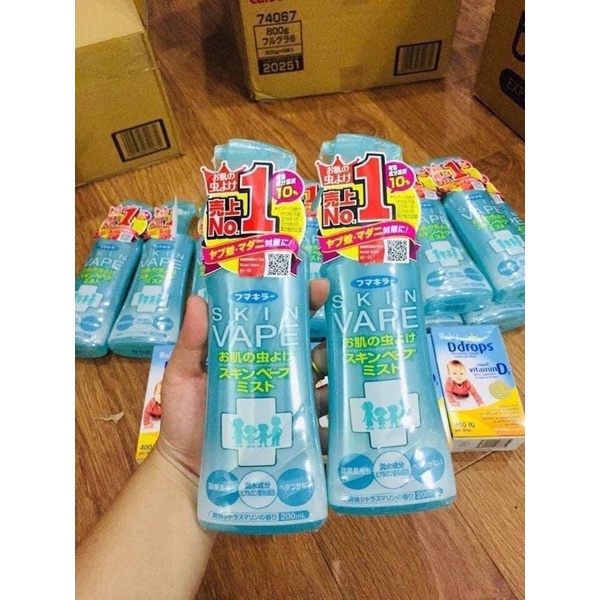 XỊT MUỖI SKINVAPE NHẬT BẢN 200ml