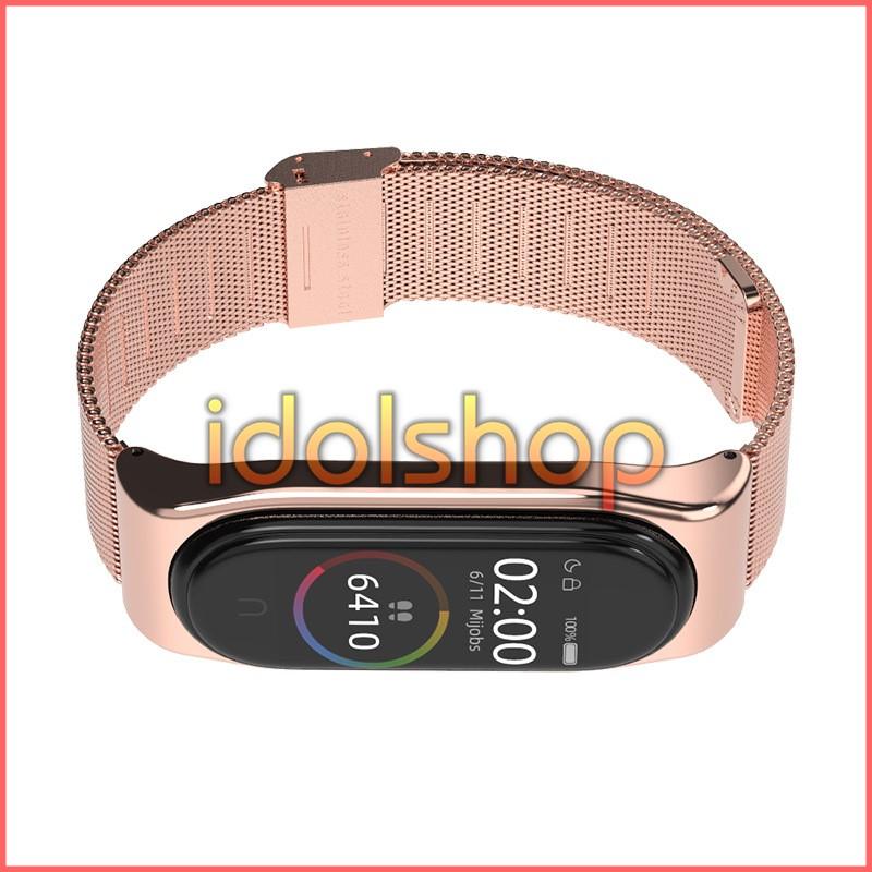 Dây đeo kim loại Mijobs thay thế Xiaomi Miband 4