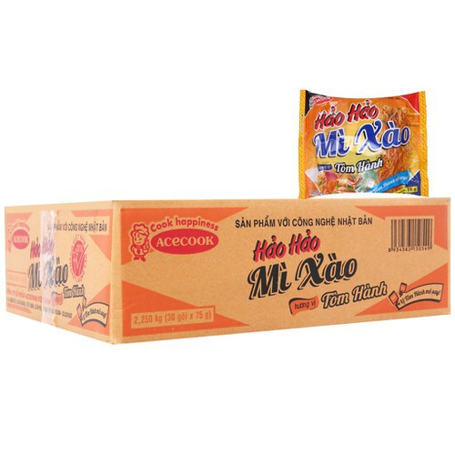 Thùng Mỳ xào tôm hành Hảo Hảo (Thùng 30 gói)