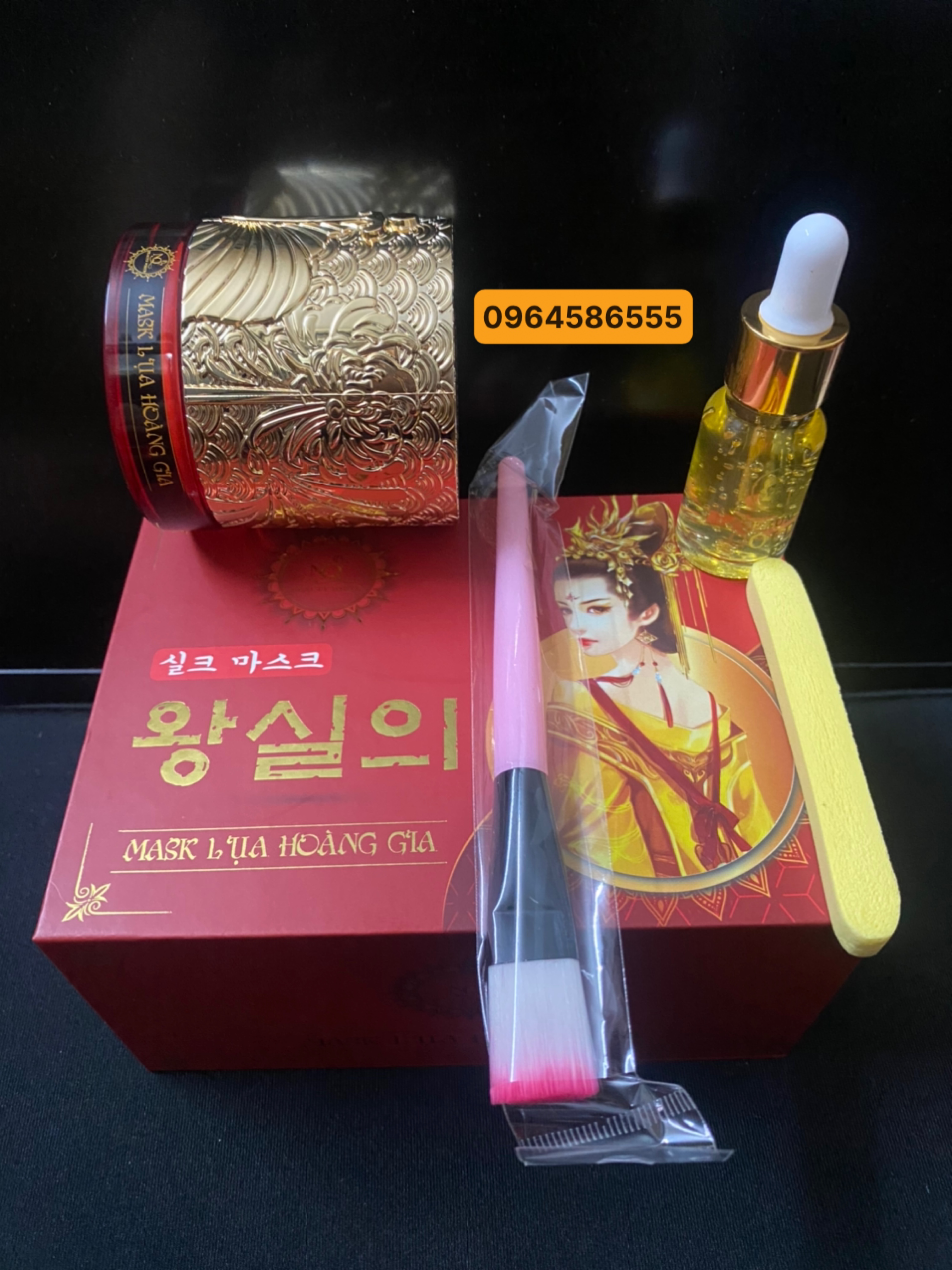 Cấy Trắng Lụa Hoàng Gia. Mask Lụa Hoàng Gia