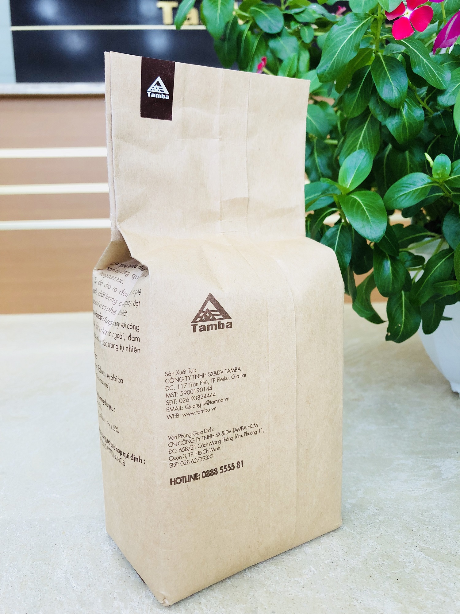 Cà phê bột Robusta R2 - Dark Roast - Tamba Coffee - 500gr