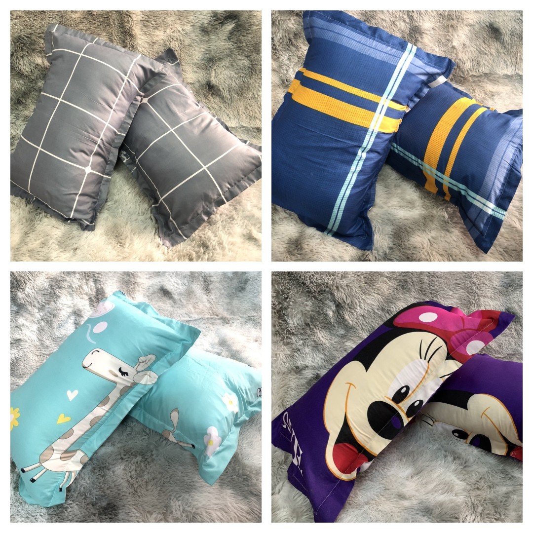 Bộ 2 Vỏ gối nằm,áo gối nằm cotton poly vải mềm mát,xả kho giá lỗ Mã hàng VG1799 Revato Kho chăn ga gối, ga giường, drap giường