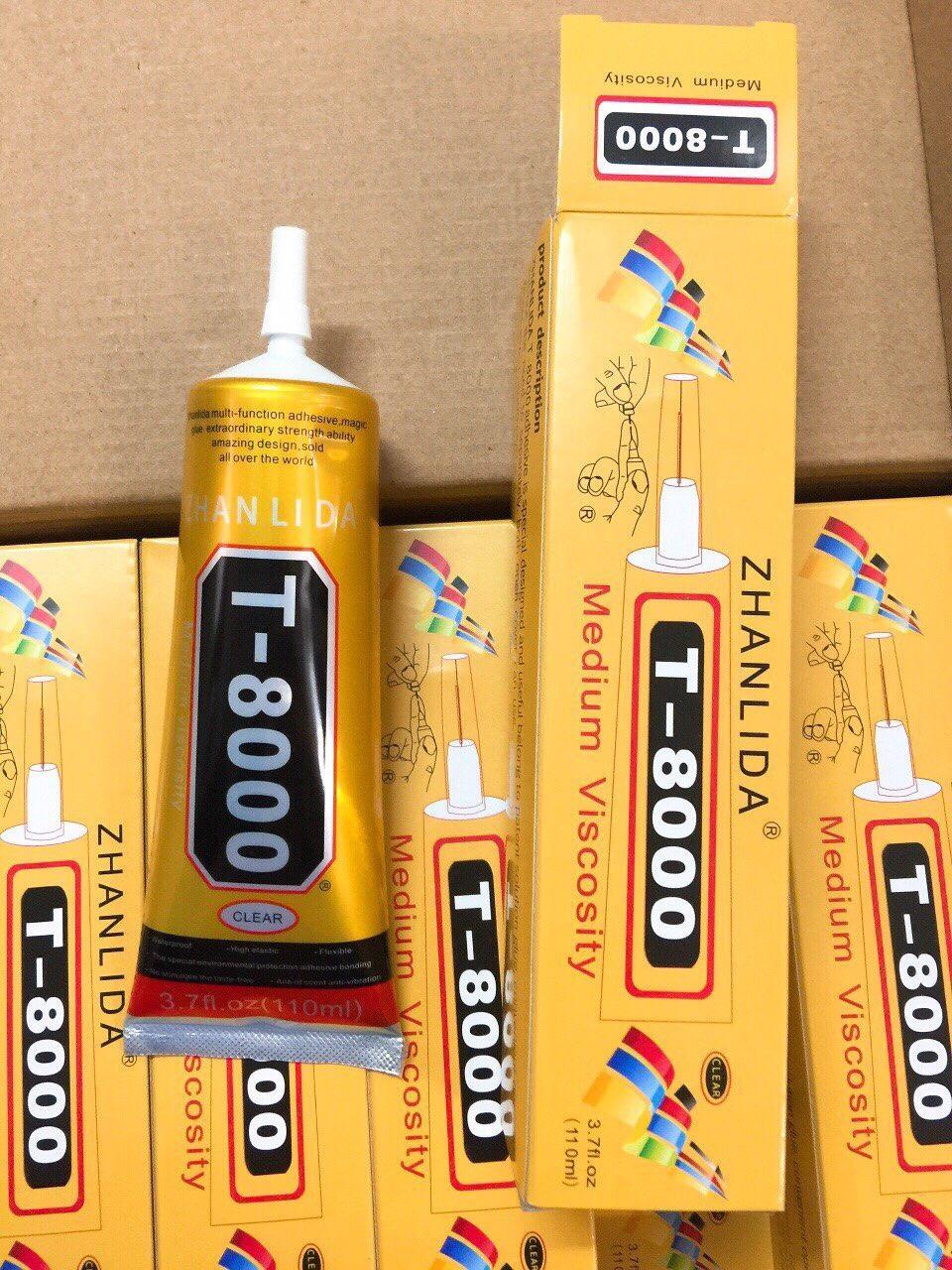 [HCM]Keo dán T8000 thủ công thẩm mỹ siêu dính đa năng dánron màn hình dtdán gỗnhựagiàykẹpđính hạt 110ml