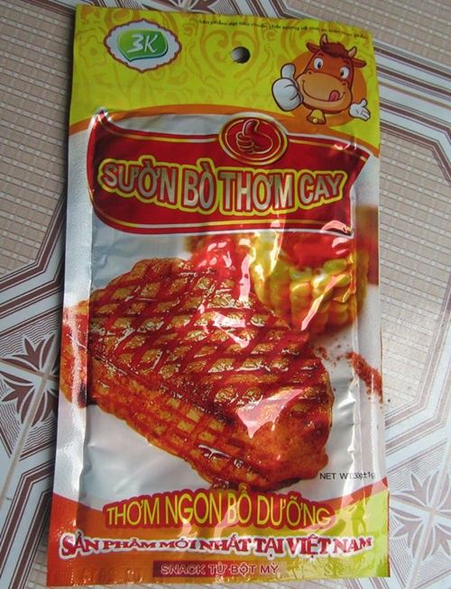 Sỉ 1 bịch 50 gói snack bò miếng thơm cay