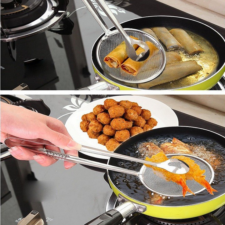 KẸP KÈM VỢT GẮP THỰC PHẨM - 000678