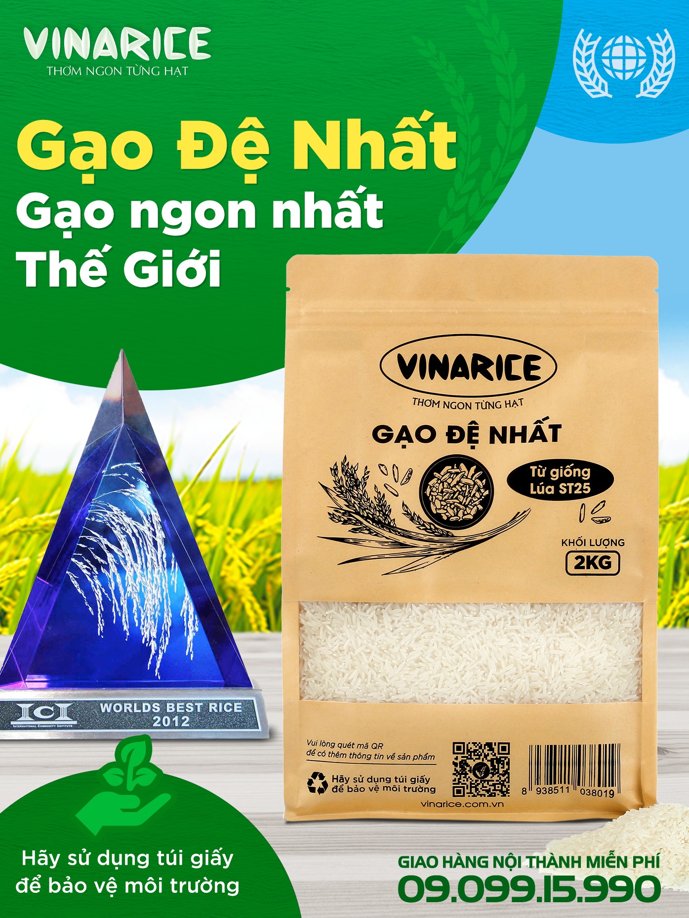 Gạo Đệ Nhất - ST25 ngon nhất thế giới