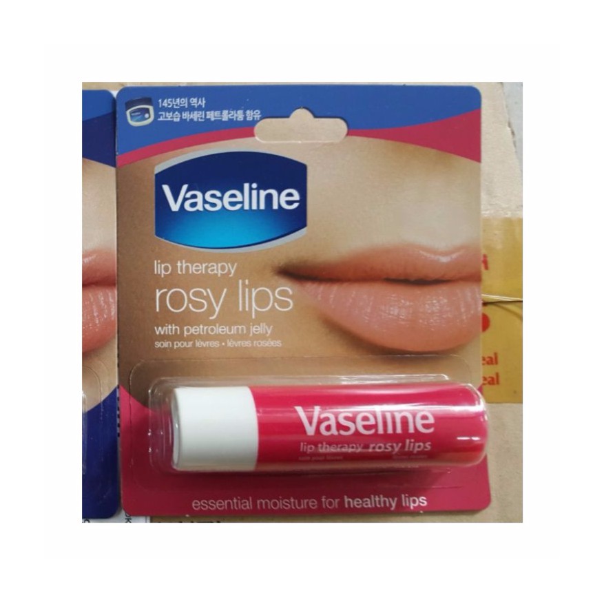 son dưỡng môi Vaseline dạng thỏi 4.8g: Lô Hội và Mềm Mịn