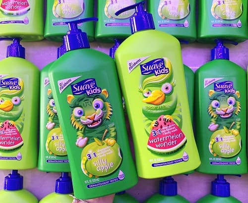 Sữa tắm gội xả Suave kid 3 in1 532ml ( Hương Táo )