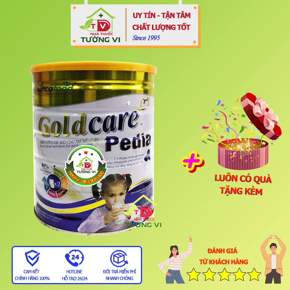 Sữa Goldcare Pedia – Dinh dưỡng đặc biệt cho trẻ từ 1 tuổi trở lên biếng ăn
