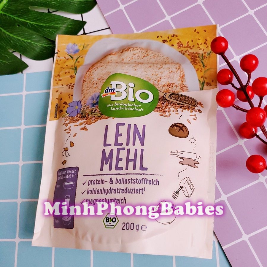 [Tách lẻ] Bột Hạt Lanh Hữu Cơ BIO DM 50g-200g