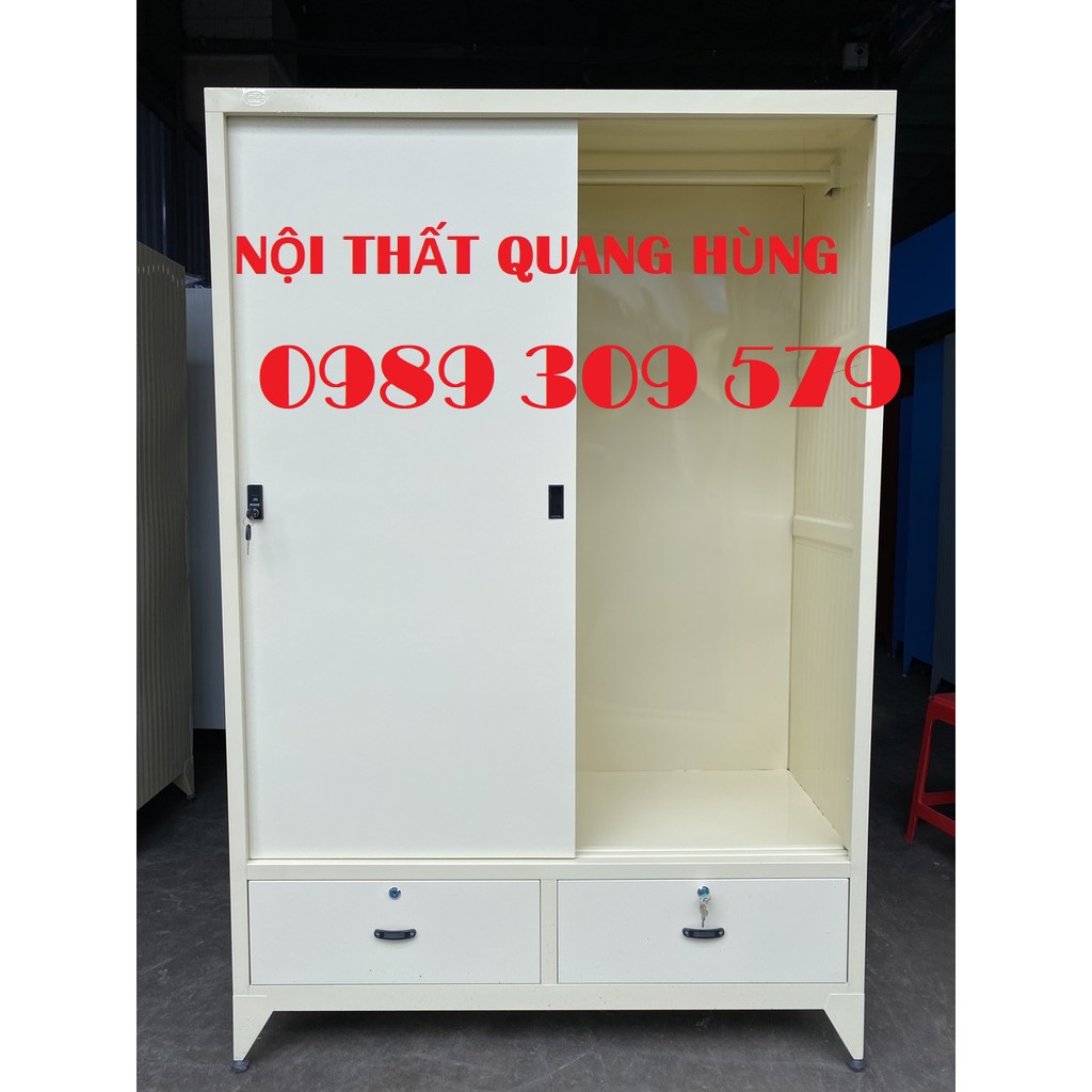 Tủ áo quần cửa lùa tĩnh điện - sắt dày cao cấp hcm