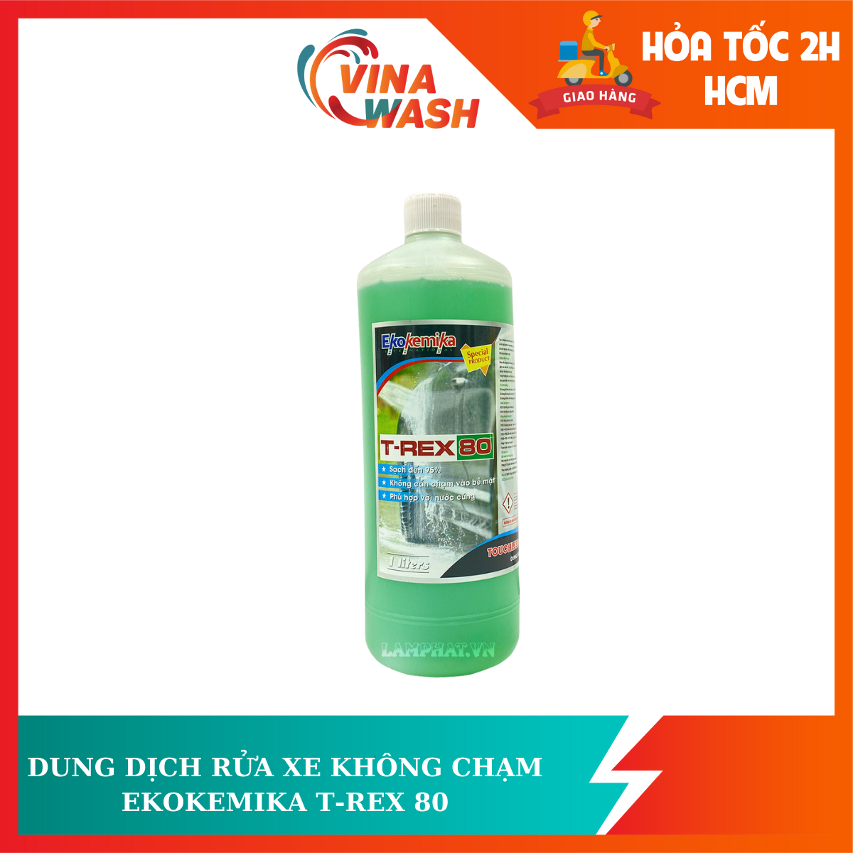 Dung dịch rửa xe không chạm Ekokemika T-Rex80
