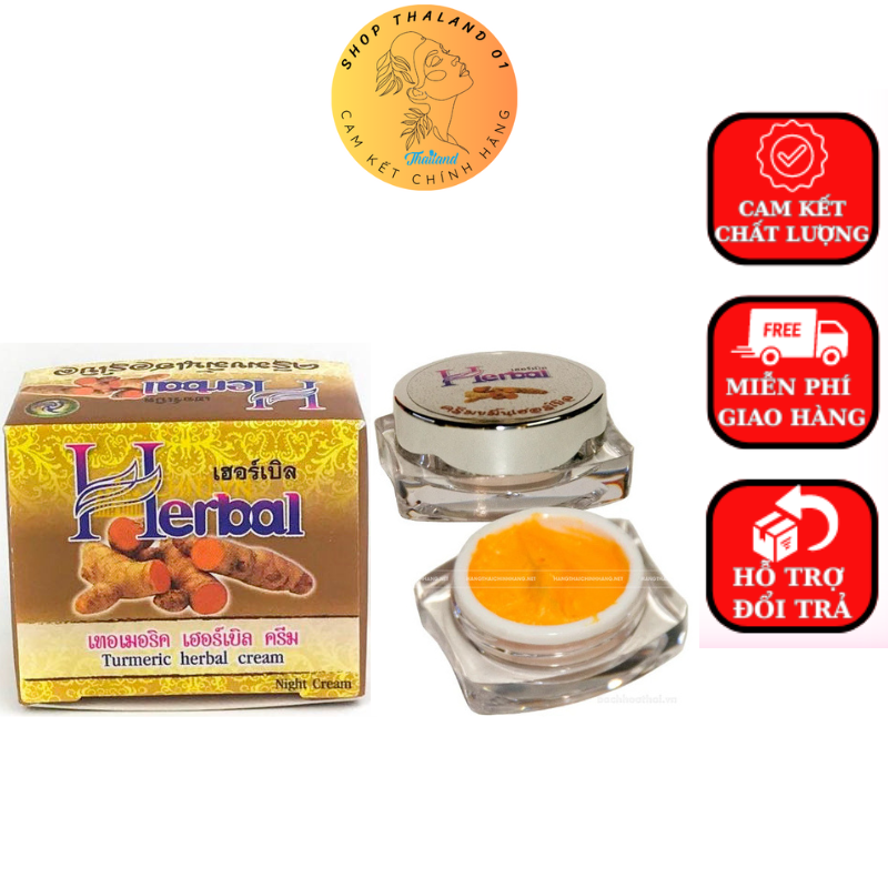 Kem nghệ Herbal Thái Lan trắng da giảm mụn chống thâm