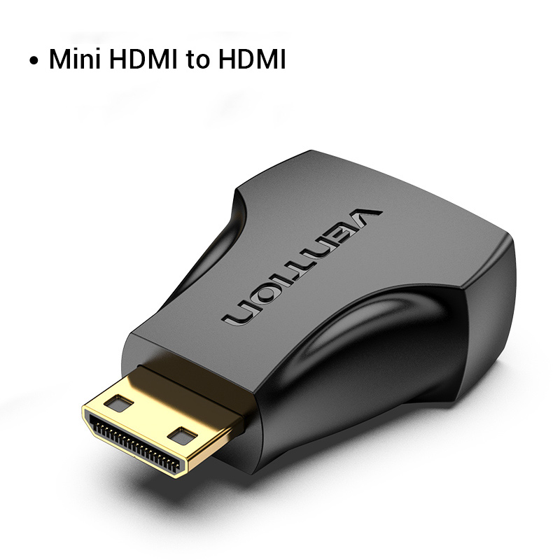 Vention Mini / Micro HDMI to HDMI Adapter 2 in 1 3D 1080P Male to Female HDMI Converter for TV Monitor Projector Camera