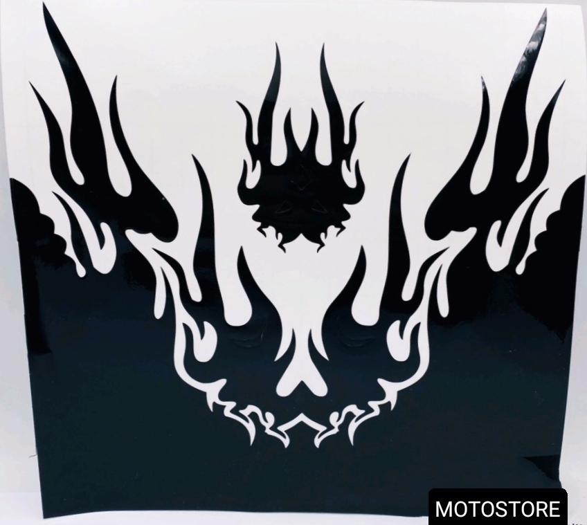 Decal dán dè trước sau xe máy (giá 1 cái)
