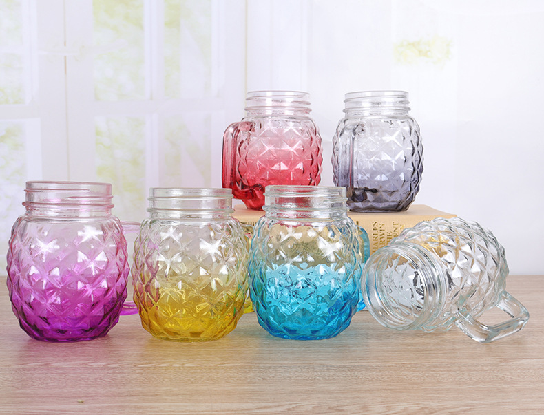 LY THỦY TINH TRÁI THƠM 400ML MÀU TRONG