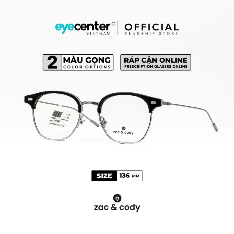 Mua Gọng kính cận nam nữ #FERRIS chính hãng ZAC & CODY Titanium nhập khẩu by Eye Center Vietnam