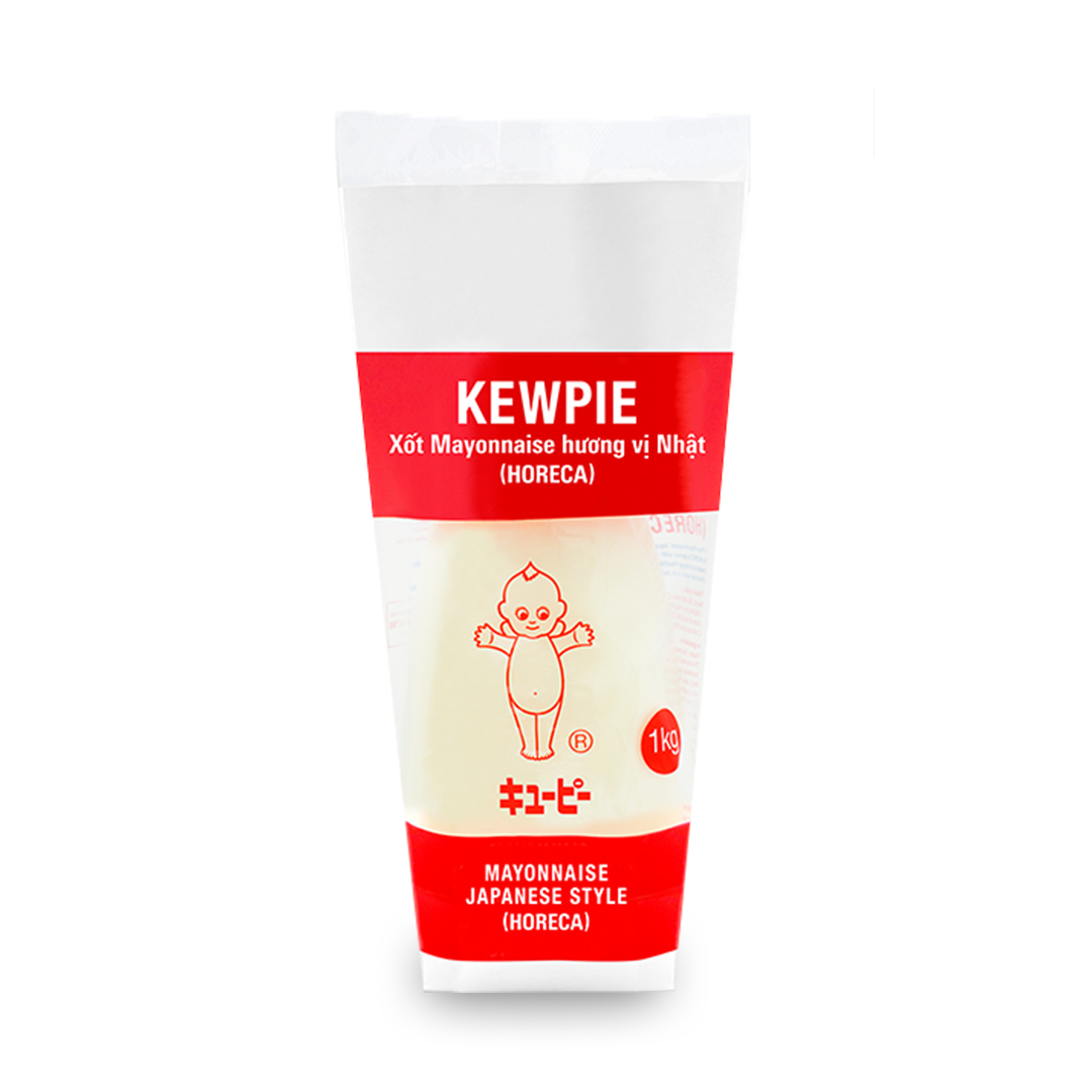 Sốt Mayonnaise Hương Vị Nhật Kewpie 1KG - trộn salad Nga, vị mặn đậm vị trứng, gồm cả mayone và trứng - Foodl