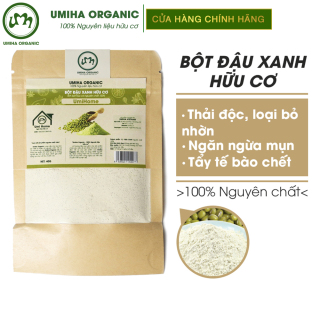 Bột Đậu Xanh đắp mặt nạ hữu cơ UMIHOME nguyên chất 40g Green bean powder 100% Organic thumbnail