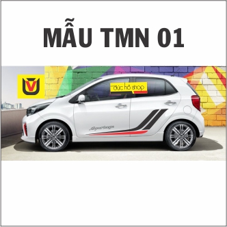 tem xe  Kia Morning ( 7 MẪU CỰC ĐẸP)
