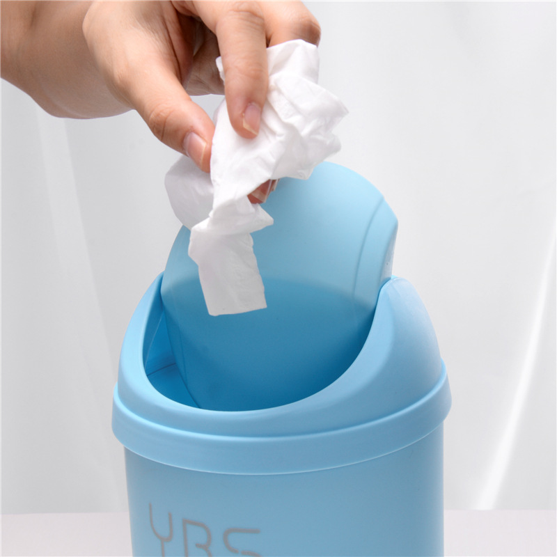 Thùng rác mini thông minh để bàn có nắp đậy