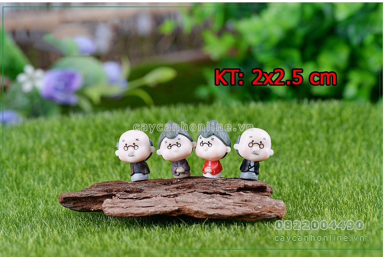 Tượng cặp đôi ông bà lão già nhỏ