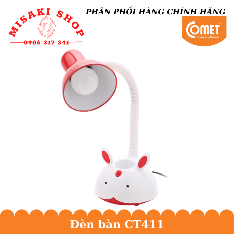Đèn Bàn Học Sinh Comet CT411R | MISAKISHOP