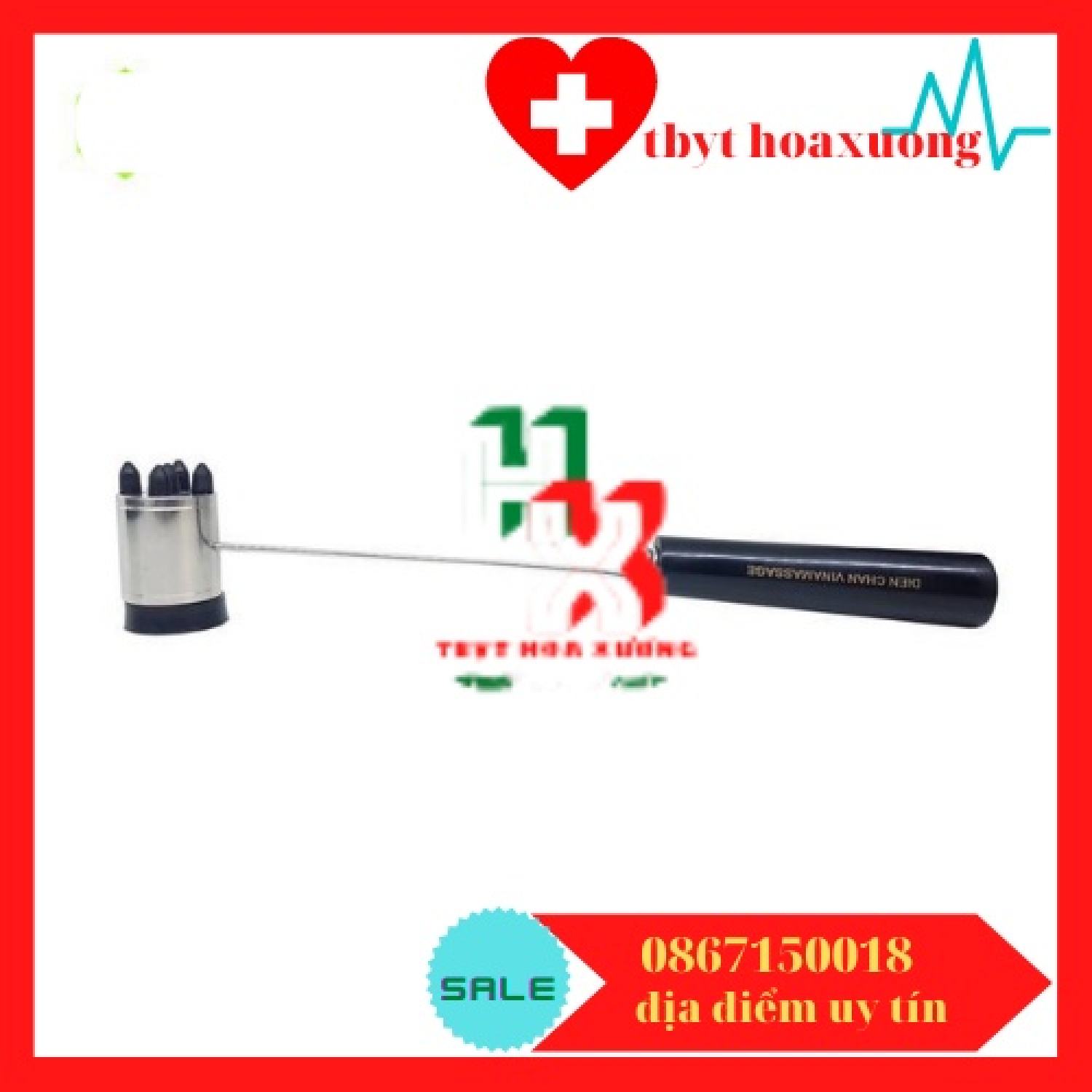 Búa cao su thử phản xạ loại lớn diện chẩn